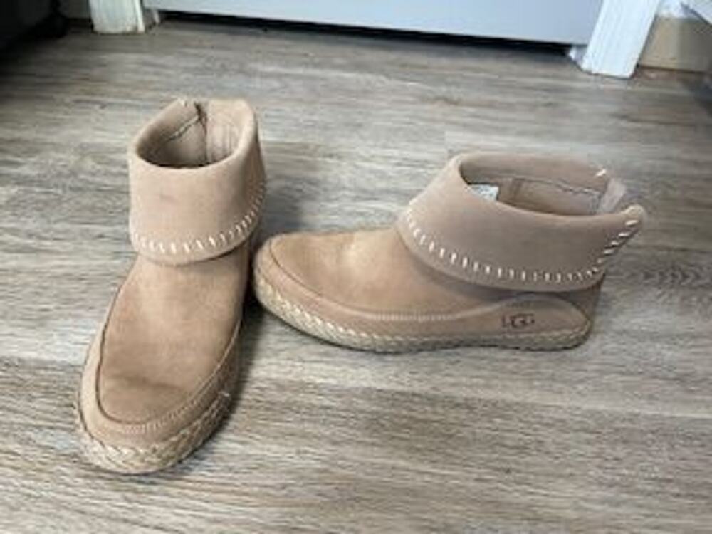 #S143 LIKE NEW UGG Varney suede ankle boots women's size 6